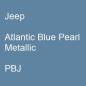 Preview: Jeep, Atlantic Blue Pearl Metallic, PBJ.